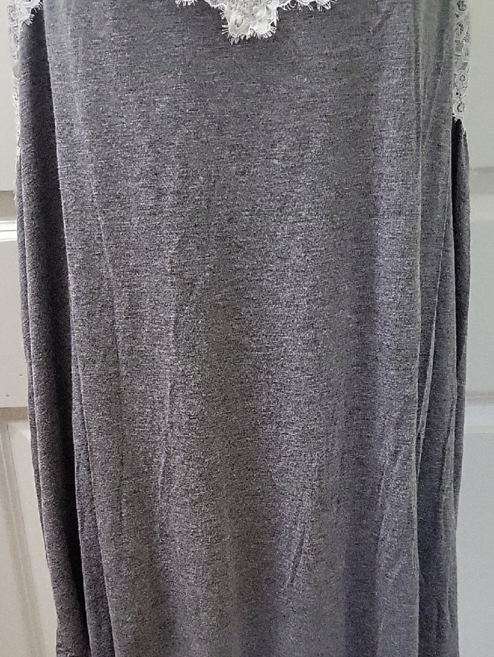 Torrid Super Slub V-Neck Lace Strap Tank Top Size 3 (3X) Flowy Casual - Picture 3 of 12